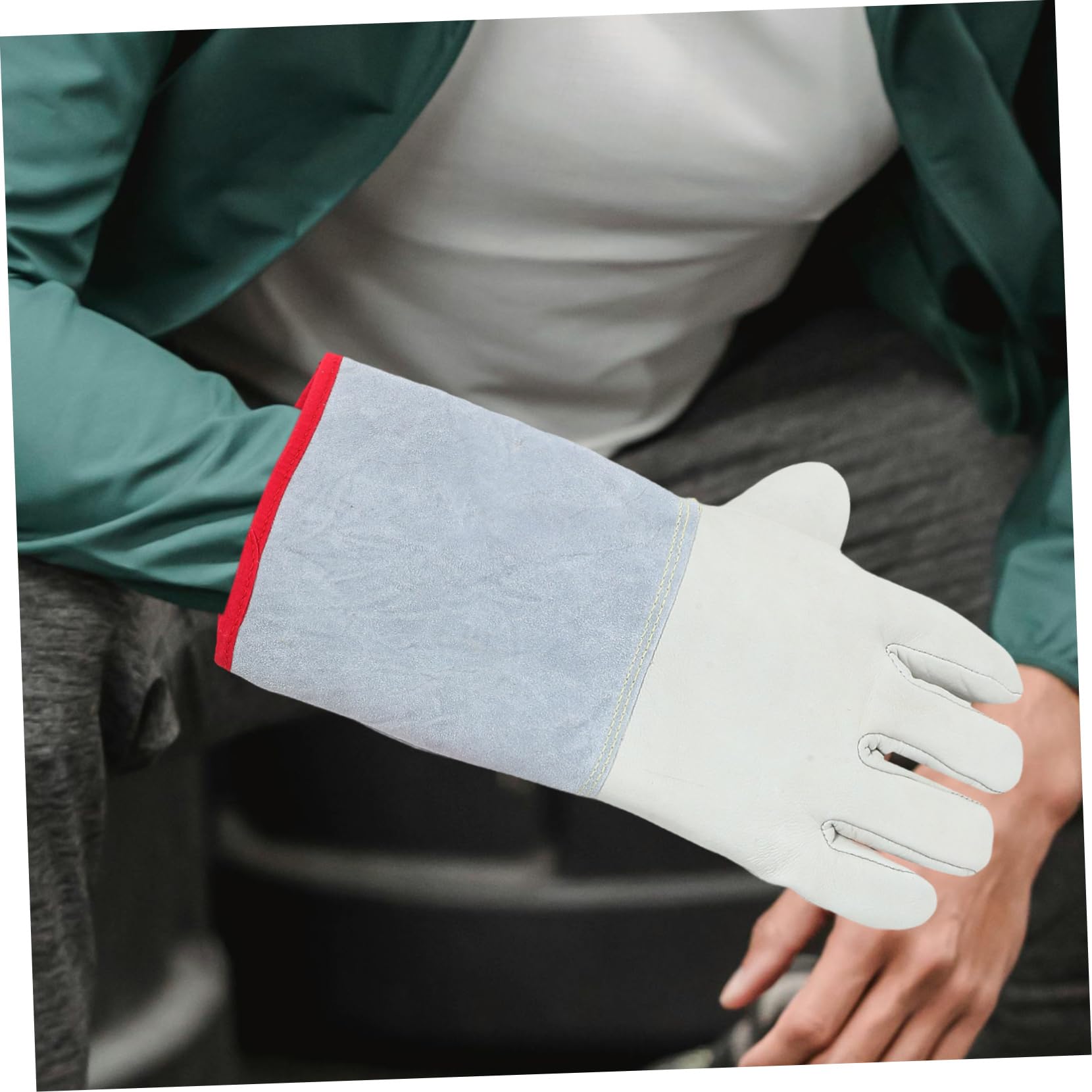 Guanti Termici da Lavoro 1 Paio in Pelle Bovina Resistenti al Freddo | Isolamento Termico e Protezione, Uso in Freezer e Camion Refrigerati, per Uomo e Donna