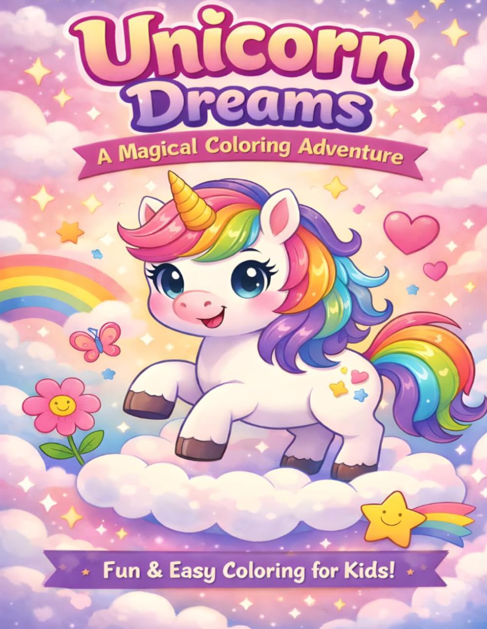 Unicorn Dreams: A Magical Coloring Adventure