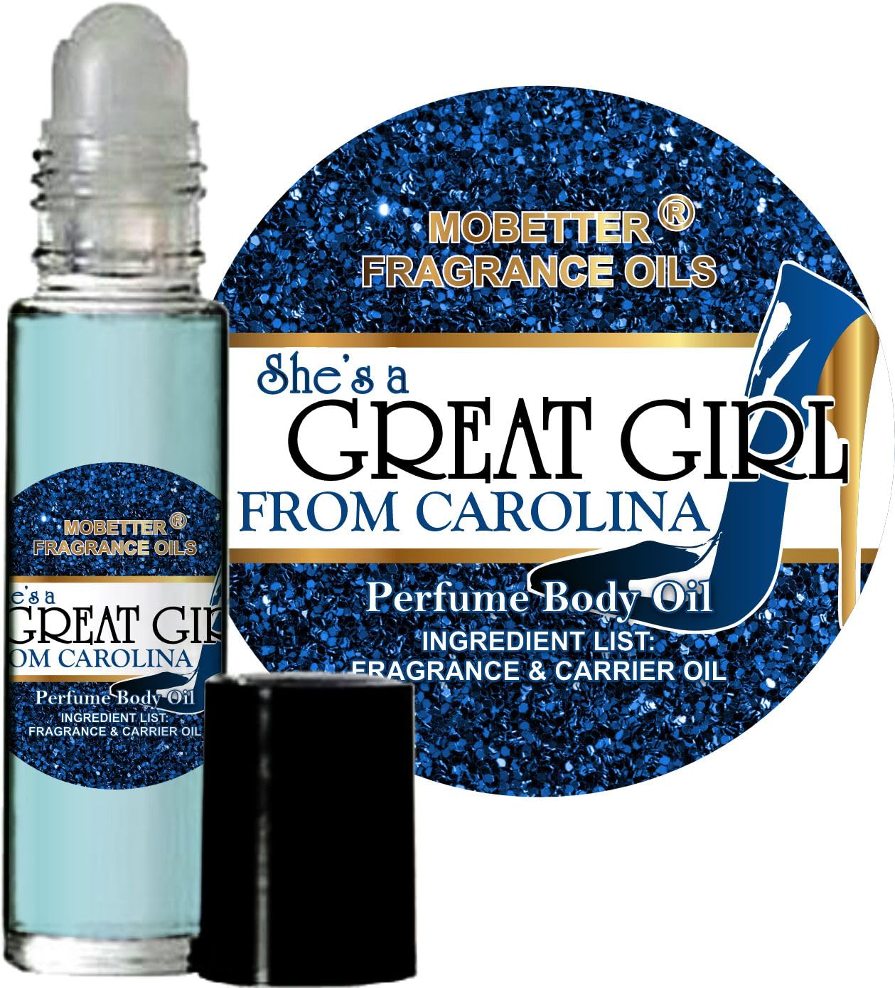 MOBETTER FRAGRANCE OILSShe's a Great Girl from Carolina Women Perfume Body Oil