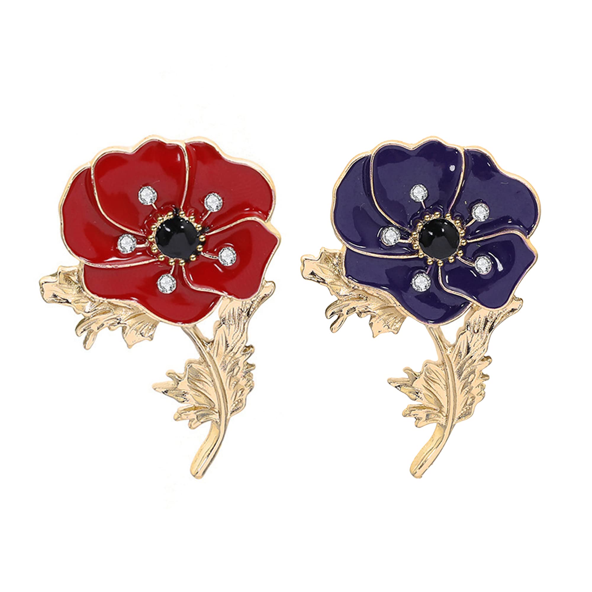 FCZIVASunflower Brooches Guardian Angel Lapel Pins Butterfly Enamel Brooch Women Ladies Birthday Graduation Gift Flower Dragonfly Owl Rose Tulip Jewelry for Wedding Bouquet Party Mothers Day Christmas