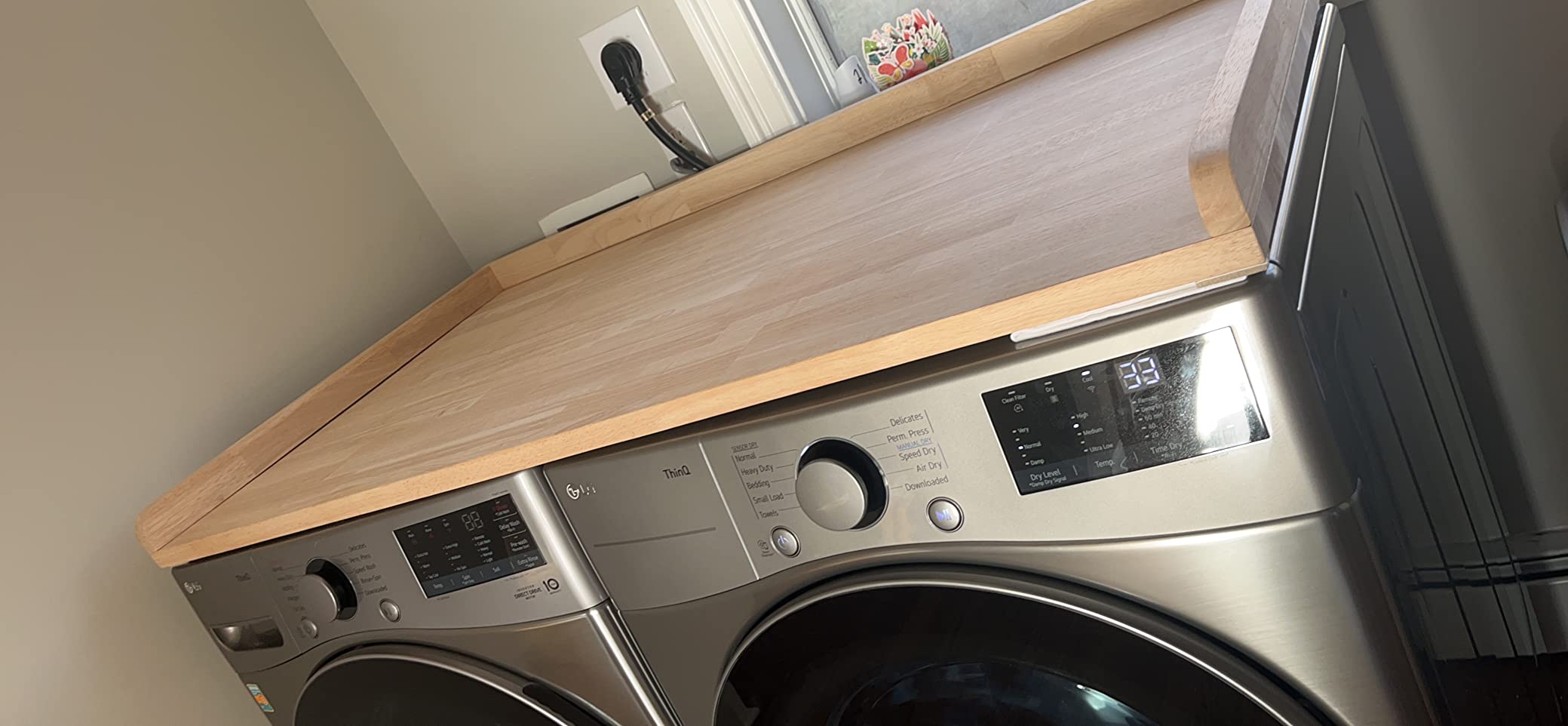 28/mo Finance BenchPro Washer Dryer Countertop Real Wood Butcher