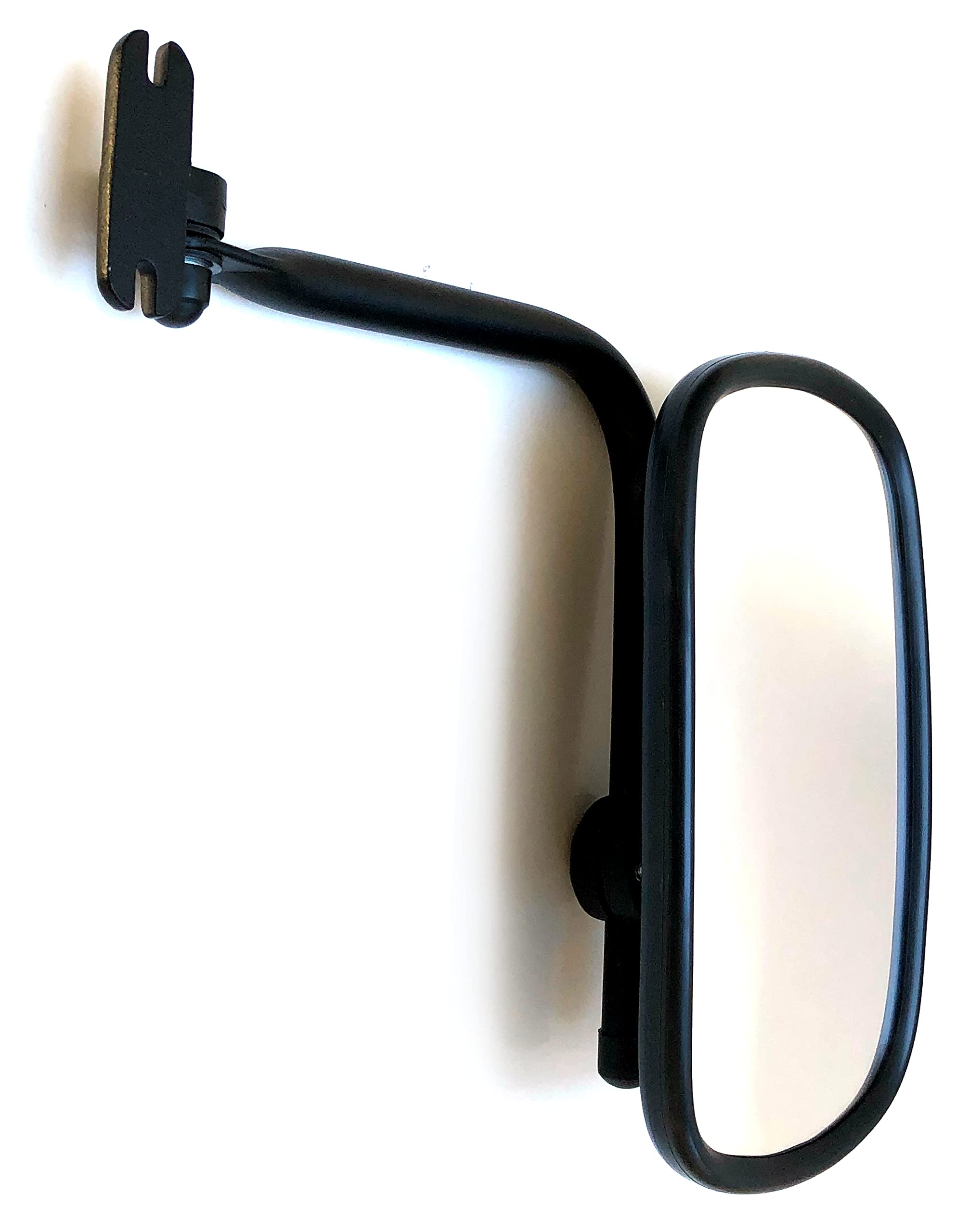 Specchietto retrovisore esterno 263 x 160 R1200 E20 ø10-24 e supporto specchio per escavatori, macchine edili, trattori, camion