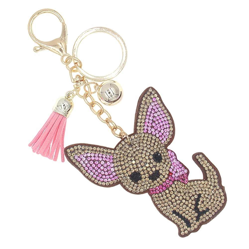 Key Chain Bag Charm – Cute Sparkling Charm for Purses