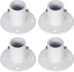 ECOTRIC Anchor de pont en aluminium moulé au-dessus des échelles de la piscine/-Rails/glissière - 1 7/8" Diamètre de pouce 1.9"(4PC)