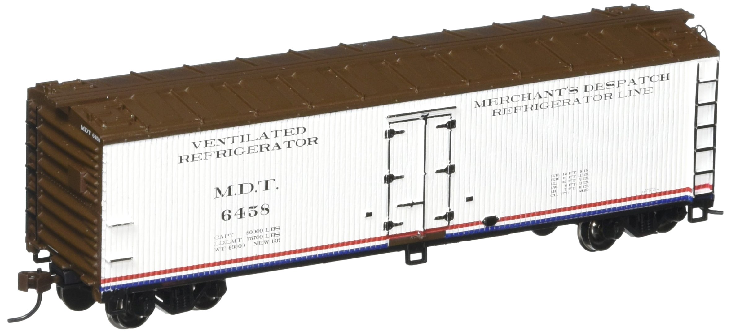 Bachmann Treni 19801 40' Wood Reefer - Merchant's Despatch (HO Scale) Materiale rotabile