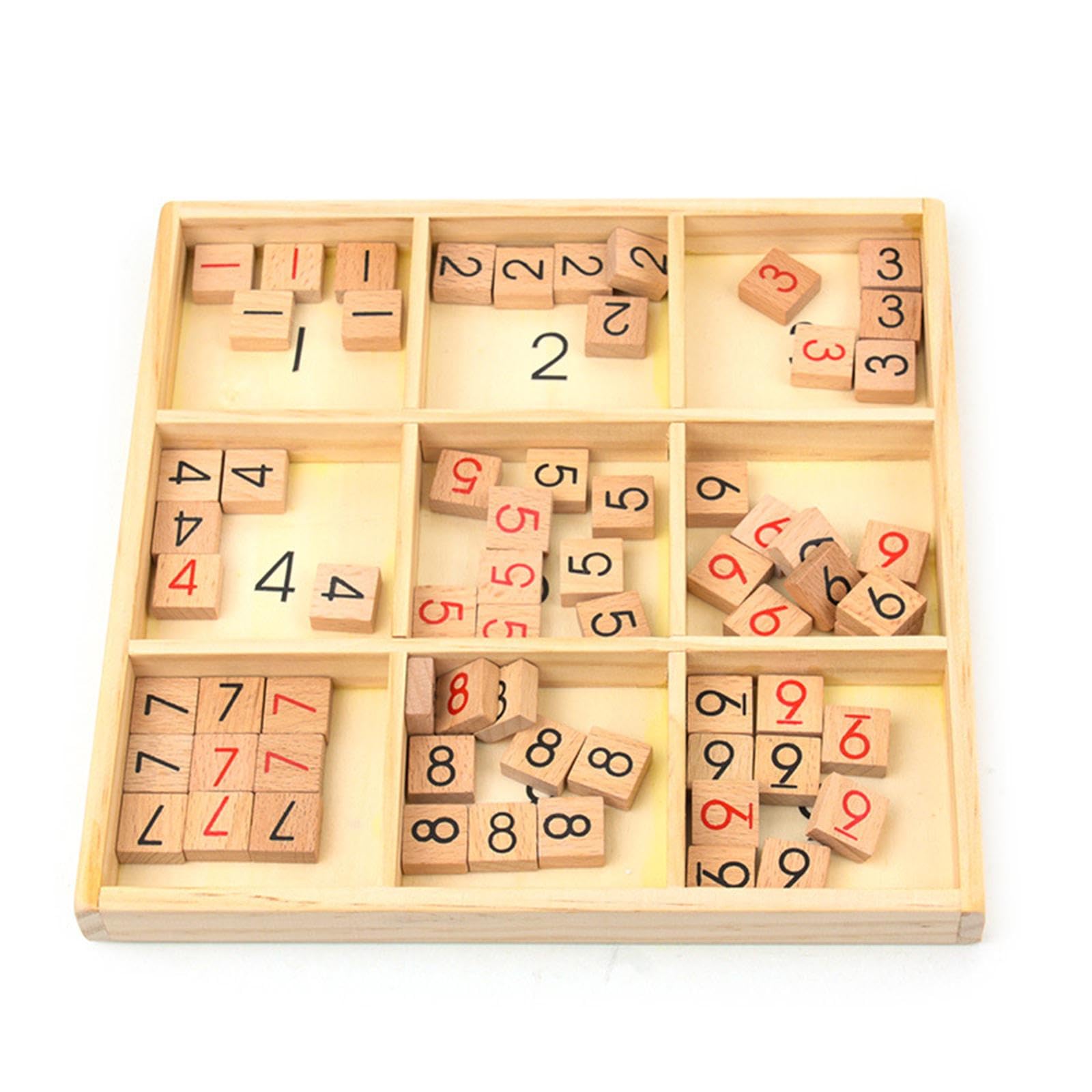 Sudoku Spiel Aus Holz, Sudoku Spielbrett Aus Holz, Leicht bis Schwer, Geburtstagsgeschenk, Lernspielzeug für Kinder Und Erwachsene, Blau