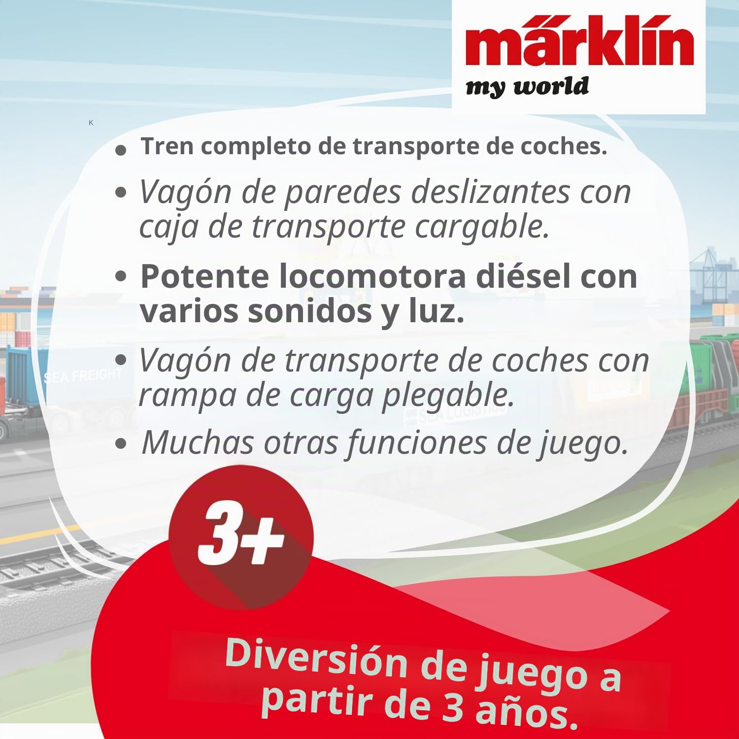 Märklin My World – Paquete de Inicio para Transporte de Coches