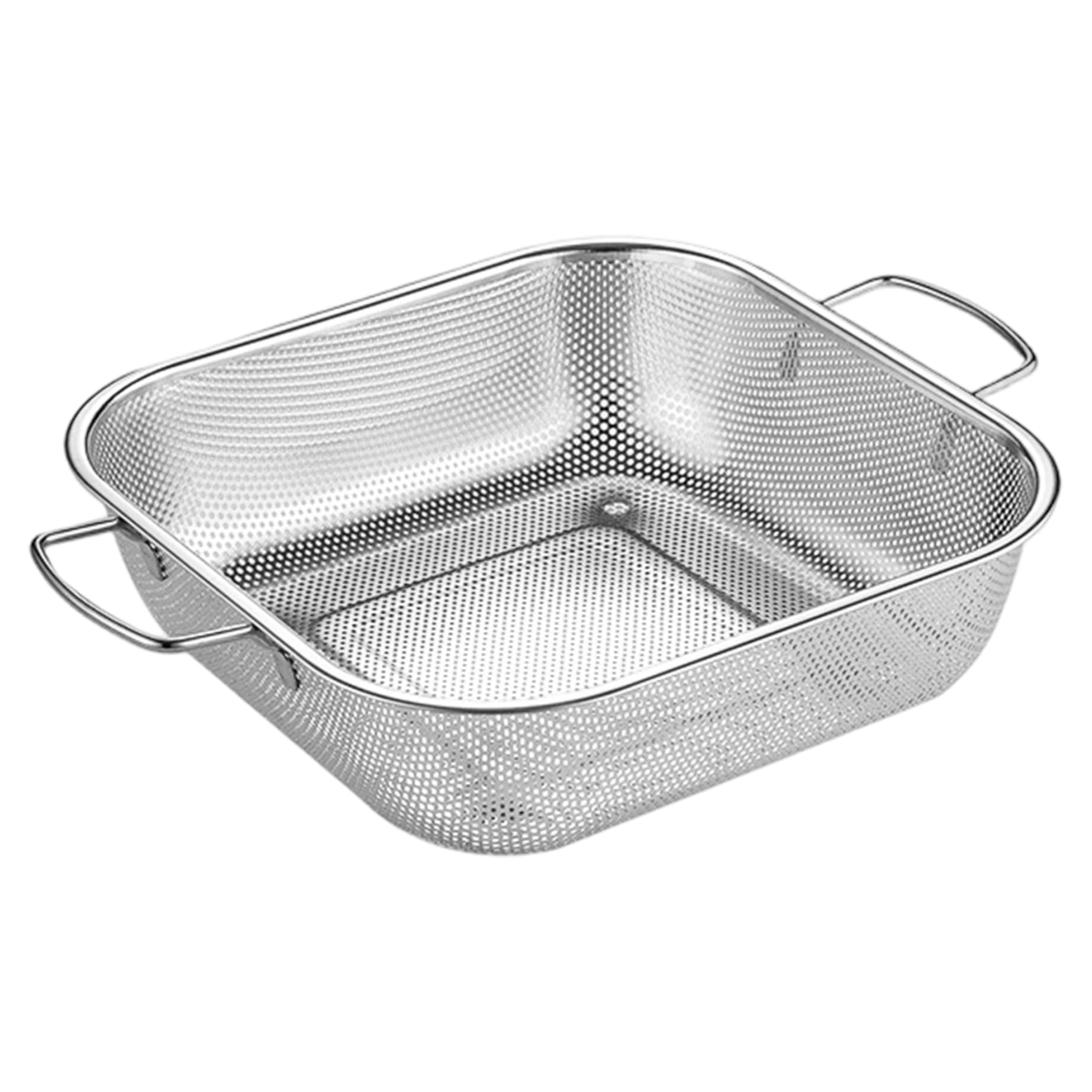 Passoire d'évier rectangle à maille fine pour un égouttage parfait des fruits