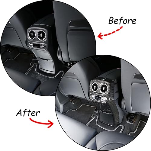 Miniatura 2 de TOYCIDFG Para Mercedes Benz Clase G W464 G63 G550 G500 G400 G350 2019 2020 Accesorios de coche ABS cromado trasero aire acondicionado cubierta de