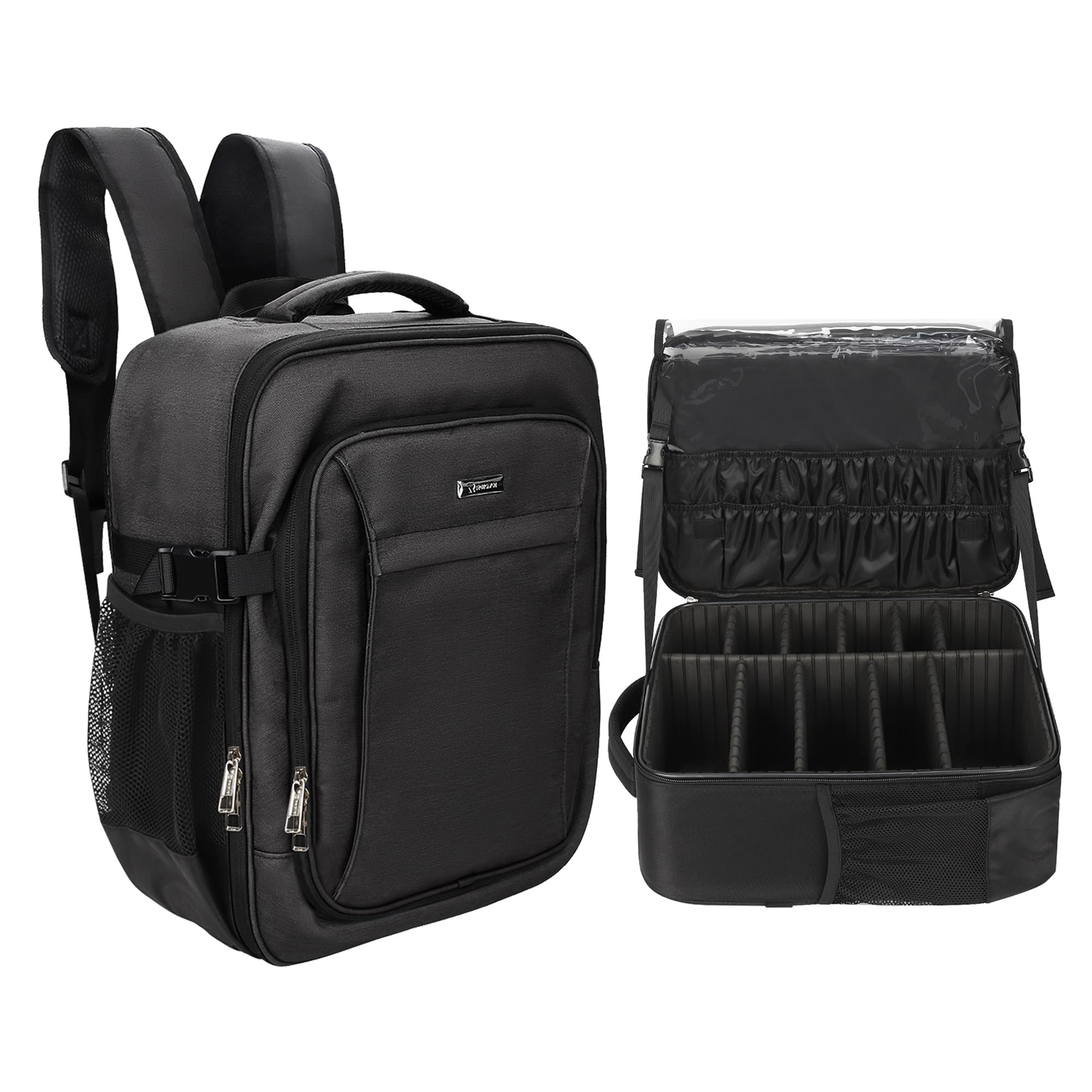 Amazon.co.jp: Relavel メイクアップバックパック プロ仕様 メイク