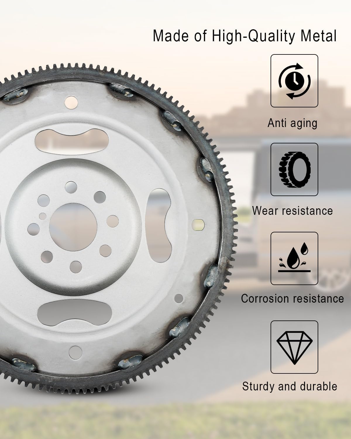 Automatic Transmission Clutch Flywheel Flexplate Fit for Chrysler 200 Town & Country Dodge Avenger Grand Caravan Journey Ram C/V ProMaster 1500 2500 3500 2011-2021, Replace 68544198AA