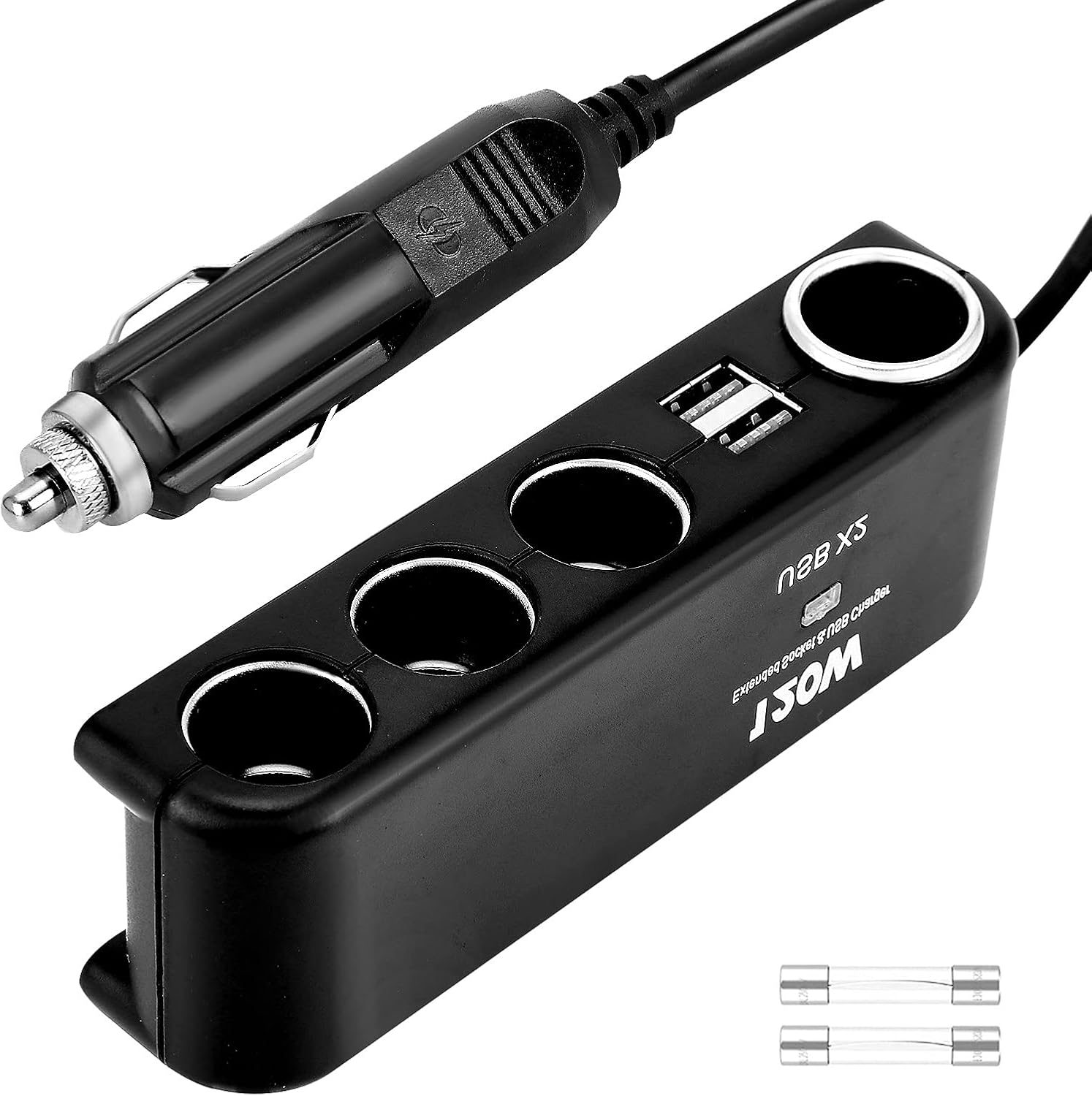 Holdfiturn Cigarette Lighter Adapter USB Charger Car Charger Adapter