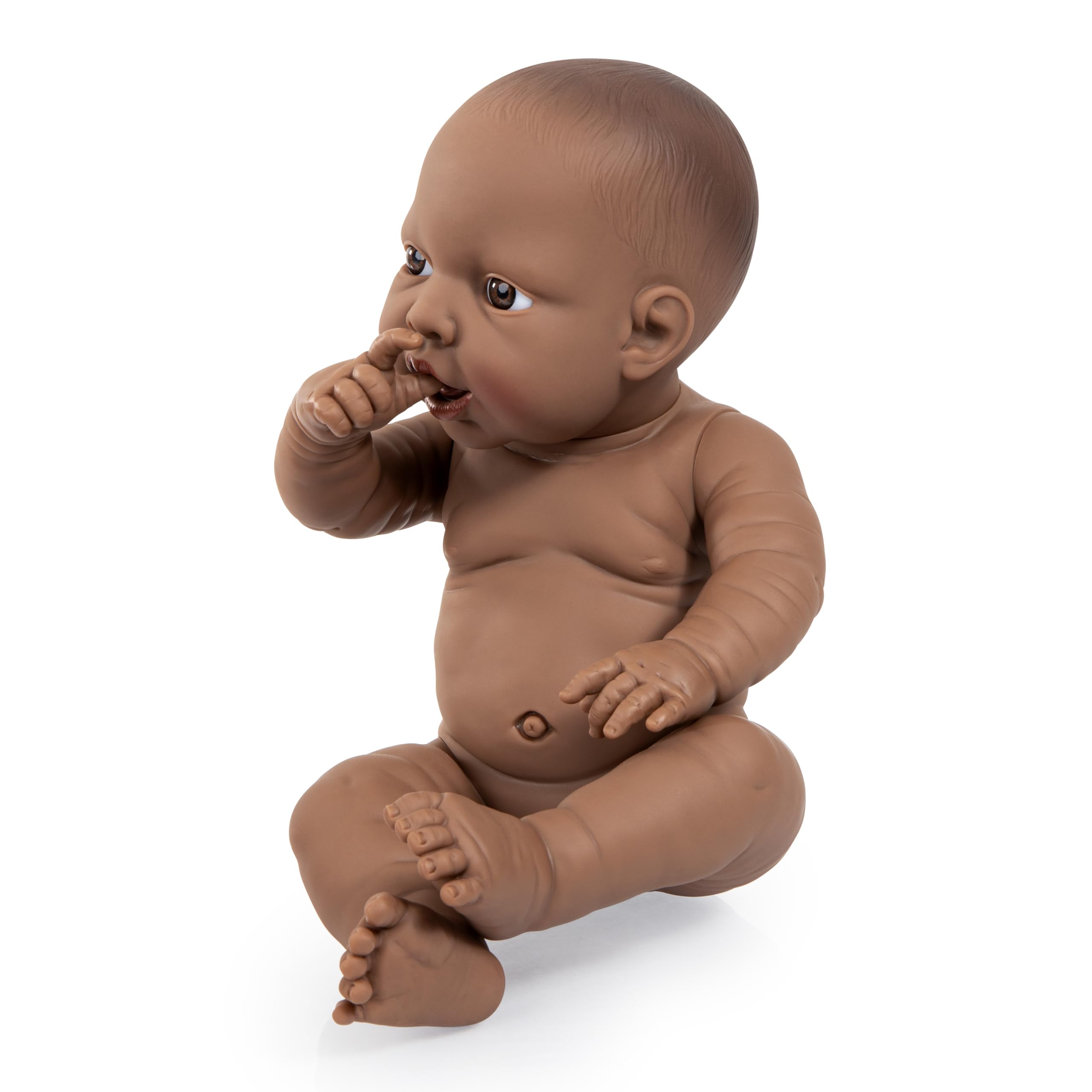 Bayer Design 94200AA Newborn Doll, Bath Baby Girl, Dark, 42cm