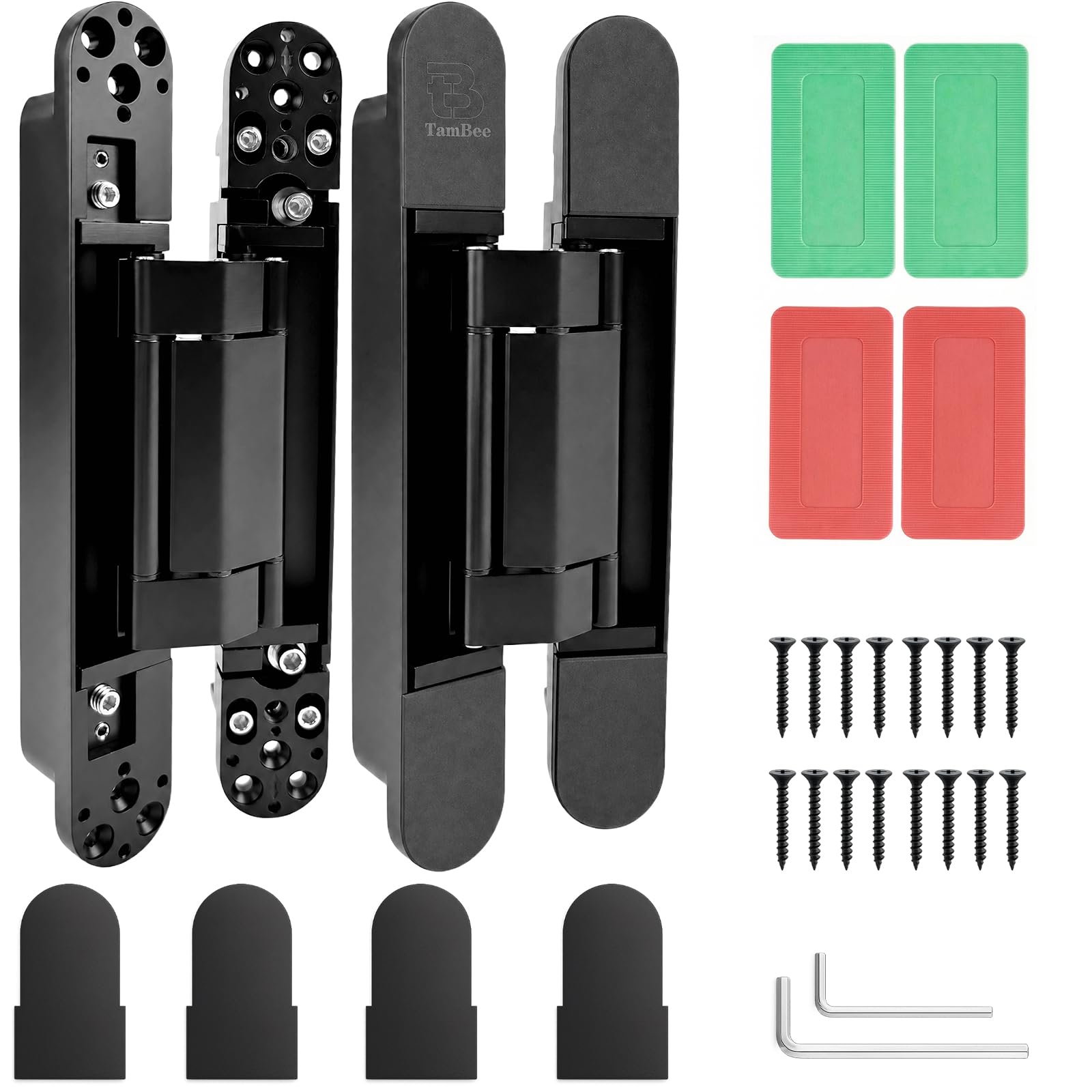 TamBee 9.7 inch Hidden Door Hinges Concealed Hinge