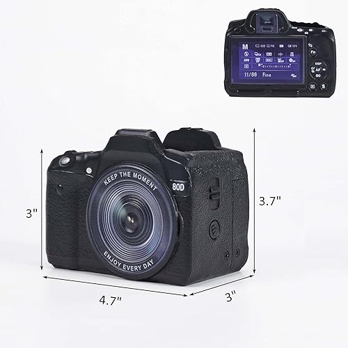 Miniatura 4 de Maceta decorativa para cámara, regalo de plantas, decoración de escritorio, maceta para plantas de interior, cámara, estante para el hogar, oficina,