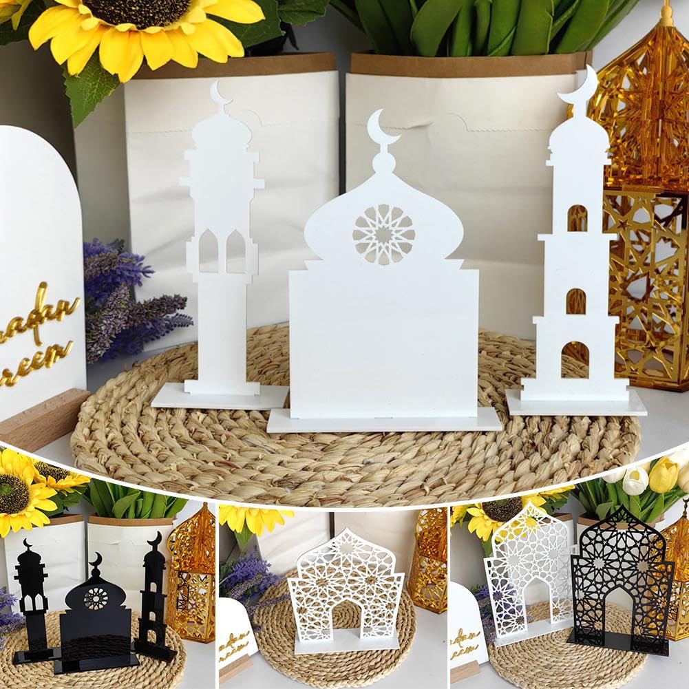 Décoration De Table En Acrylique Pour Ramadan Eid Mubarak Ornement Artisanal Élégant Pour Décoration Décoration De Table En Acrylique Pour Ramadan Eid Mubarak Ornement Artisanal Élégant Pour Décoration