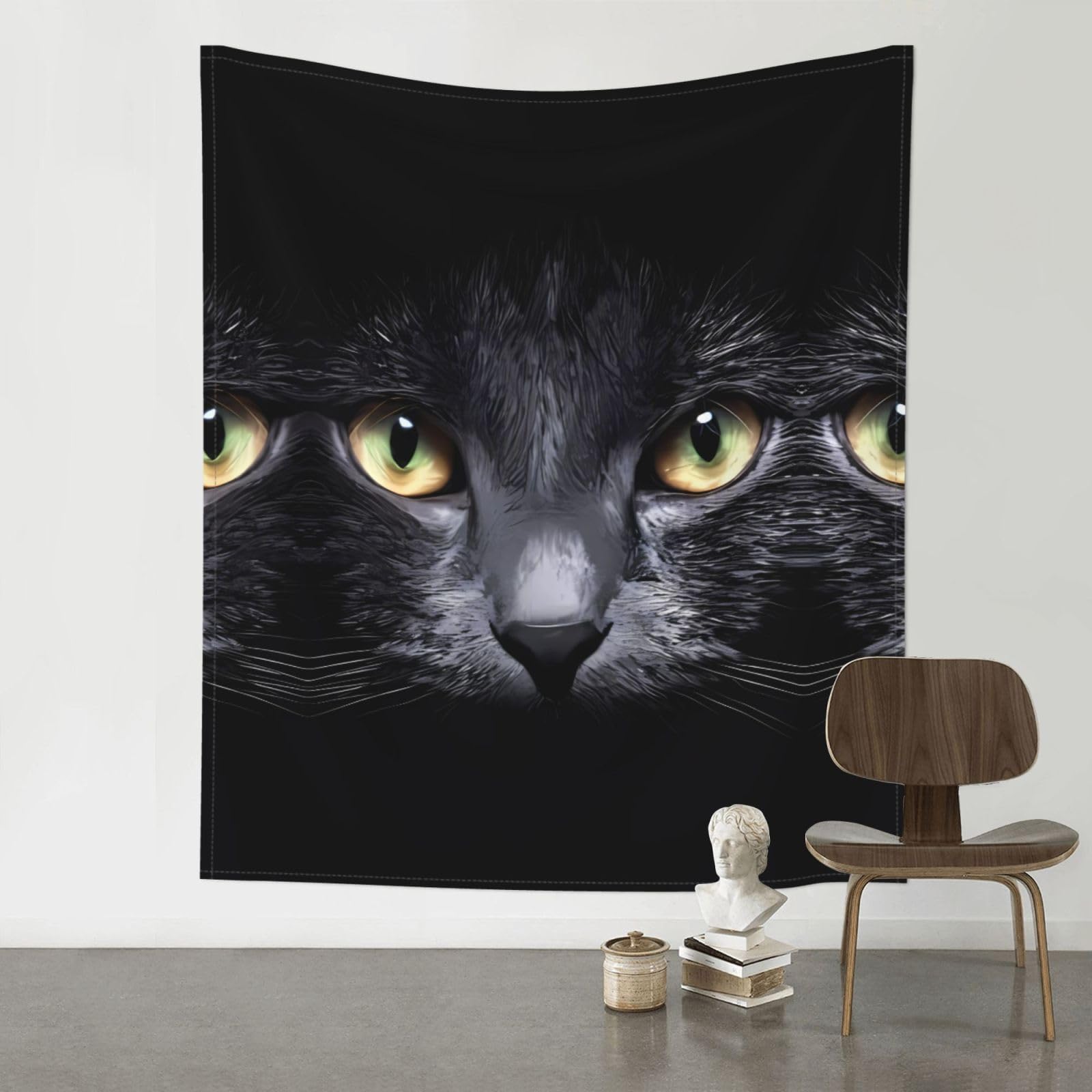 YYHWHJDE cats Prints Wall Tapestry 60x51in - High-Grade Polyester Throw for Dorm Room Decor, Beach Blankets & Home Accent