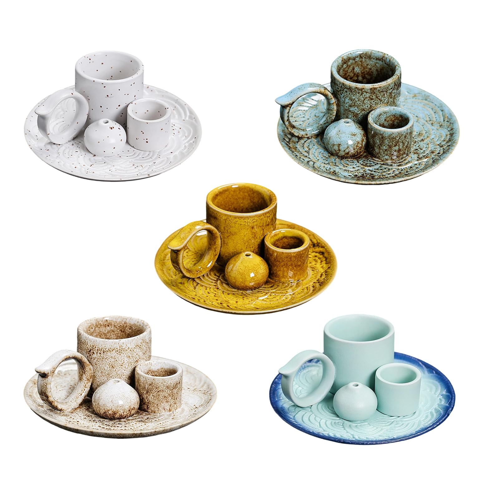 Portaincensi in Ceramica con Manico Candela, JCSMJ20 5