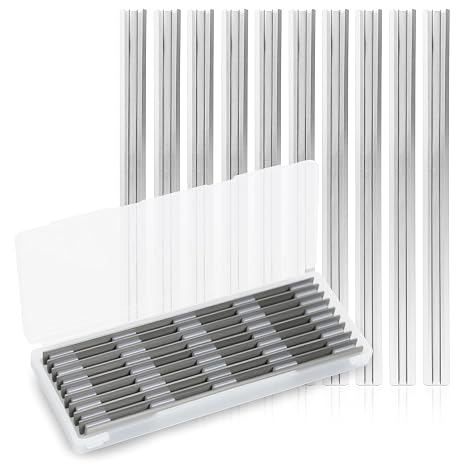 10 Pcs 3-1/4 Planer Blades Replacement Part with Packaging Box