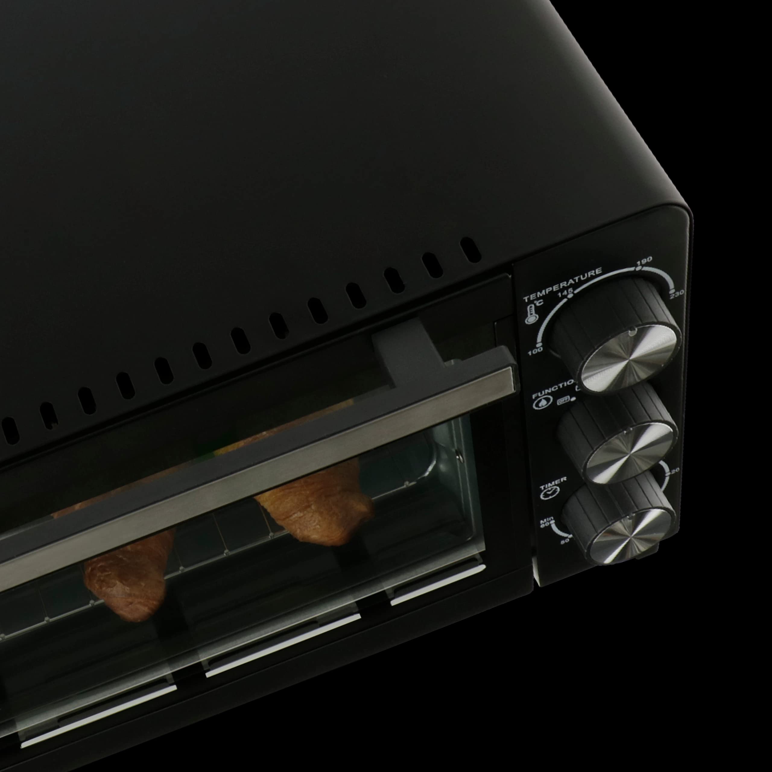 Mestic Mini Backofen 18L MHO-120 Umluft Camping Konvektionsofen Timer 800W 230°