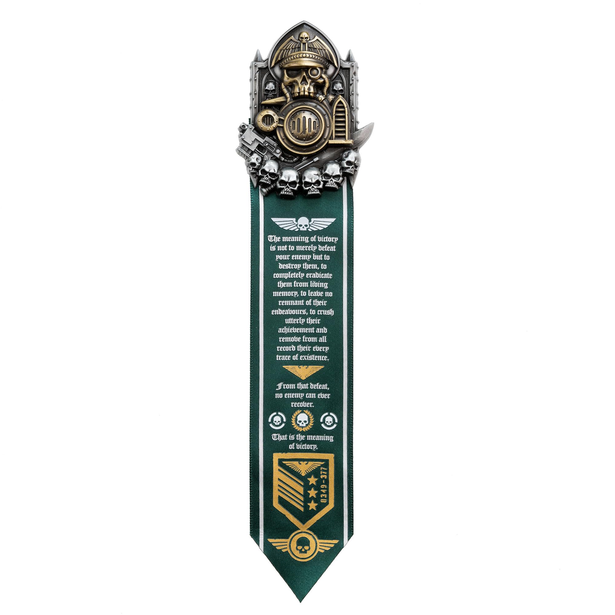 Starforged Warhammer 40K Astra Militarum Scroll Seal Armageddon Old One Eye Honor Badge Men's Fashion Accessories
