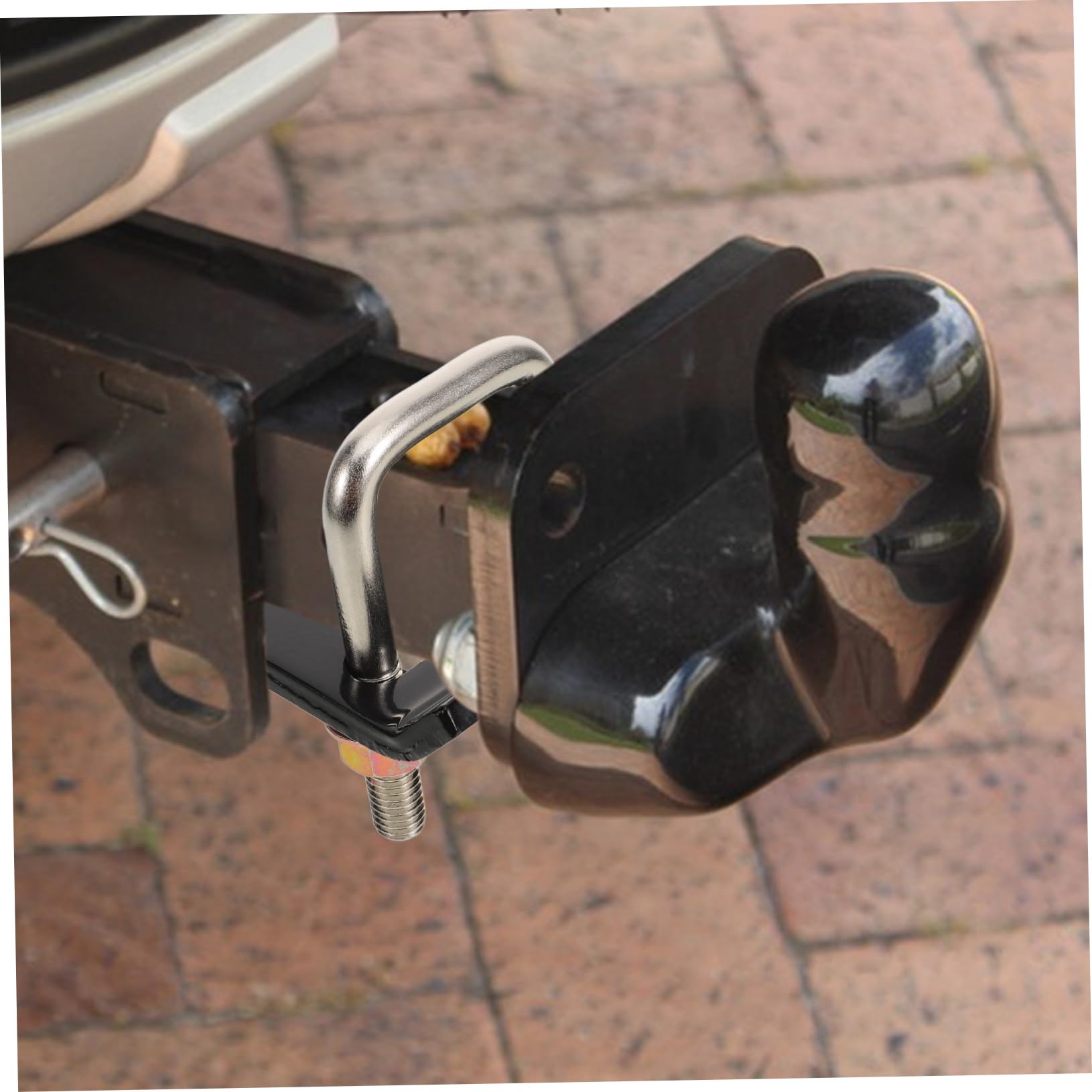 Tensor de Enganche de Remolque de Acero Negro para Tubo Cuadrado