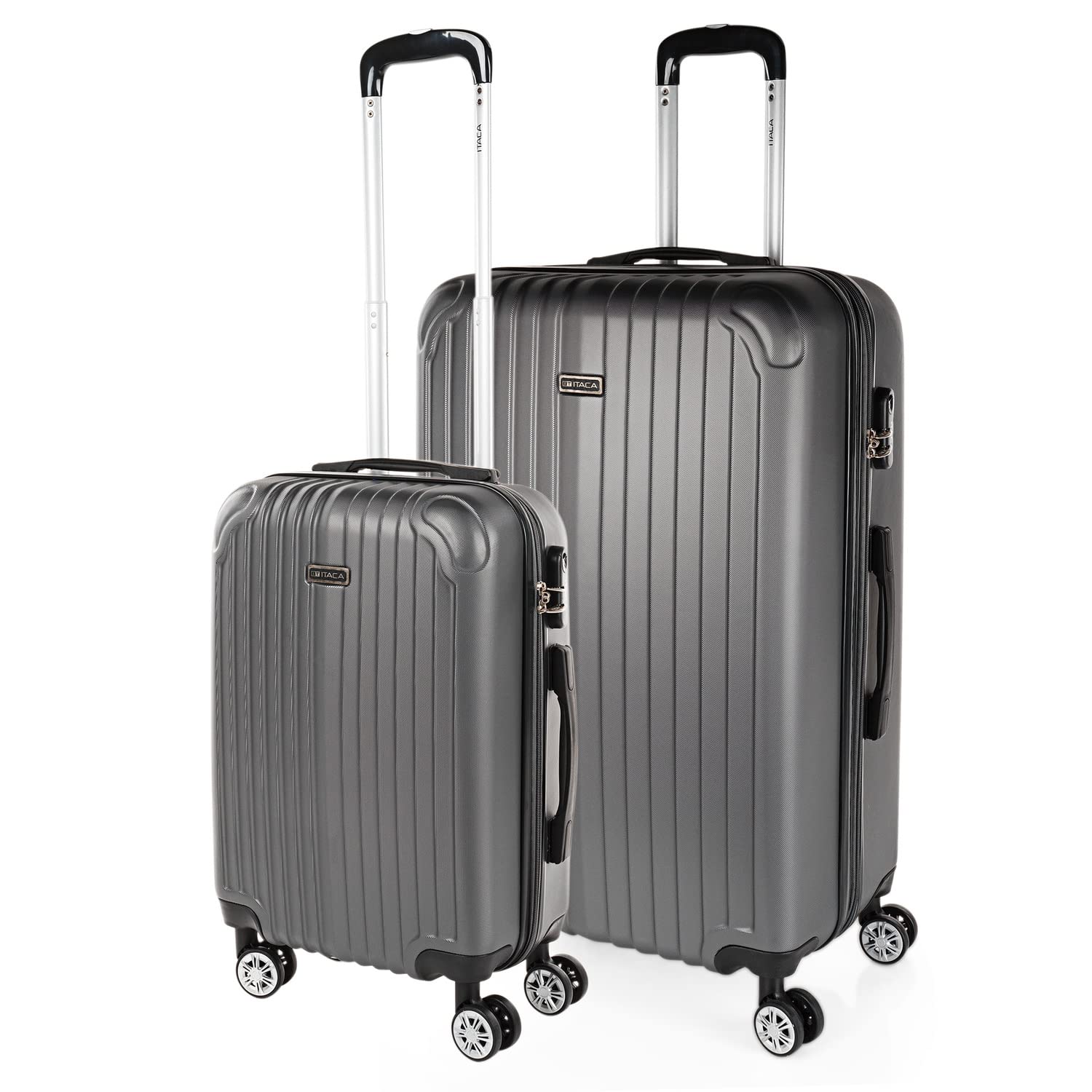 ITACA - Maletas Grandes De Viaje Rígidas Ligeras con 4 Doble Rueda 360° Maleta Grande 23 Kilos Alta Resistencia Extensible Maleta XL Duradera, Mandarina — view 83