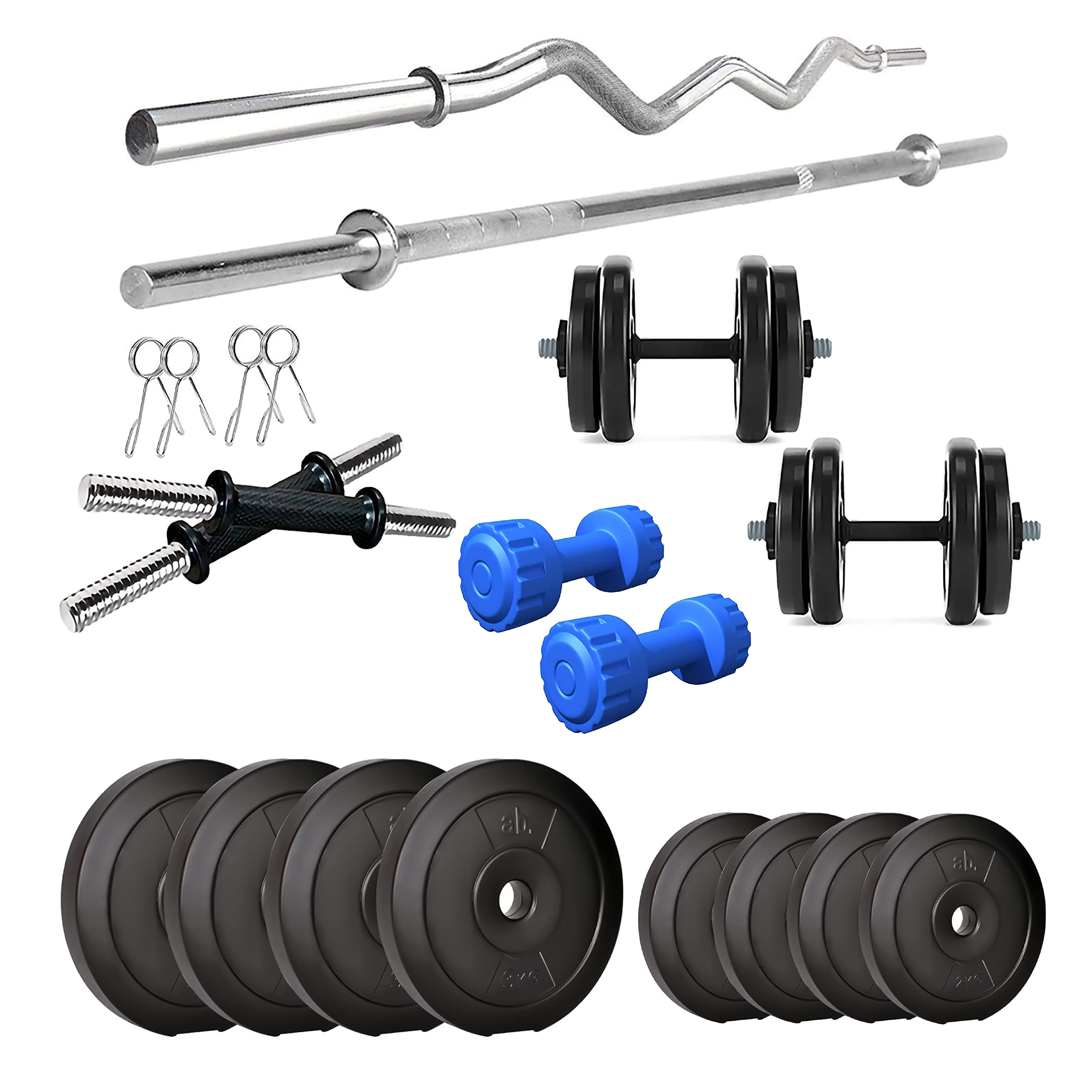 anythingbasic. PVC 20 Kg Home Gym Set with One 3 Ft Curl and One 3 Ft Plane Rod with One Pair Dumbbell Rods,1 kg x 2- PVC Dumbells. (B09Y94NLR4) Amazon Price History, Amazon Price Tracker