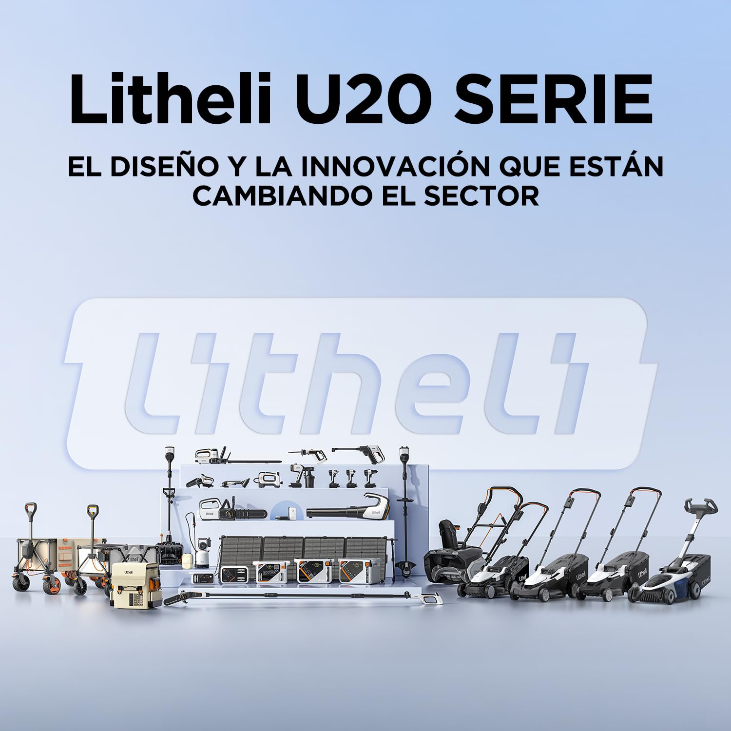 Litheli Mini Motosierra Batería 10000 mAh, 20V, 6 Pulgadas Motosierra de Mano para Podar, Tensión de Cadena Ajustable, Bloqueo de Seguridad, Mini Motosierra Eléctrica para Cortar Madera y Jardines