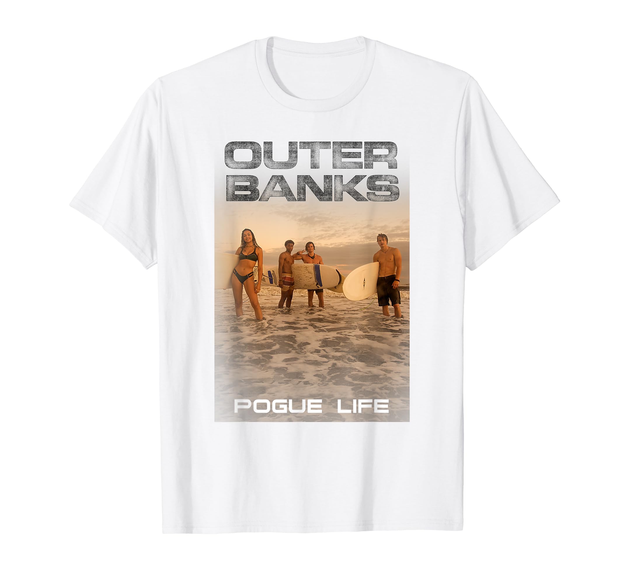 Amazon.com: Outer Banks Pogue Life Poster Group Shot T-Shirt : Clothing,  Shoes \u0026 Jewelry