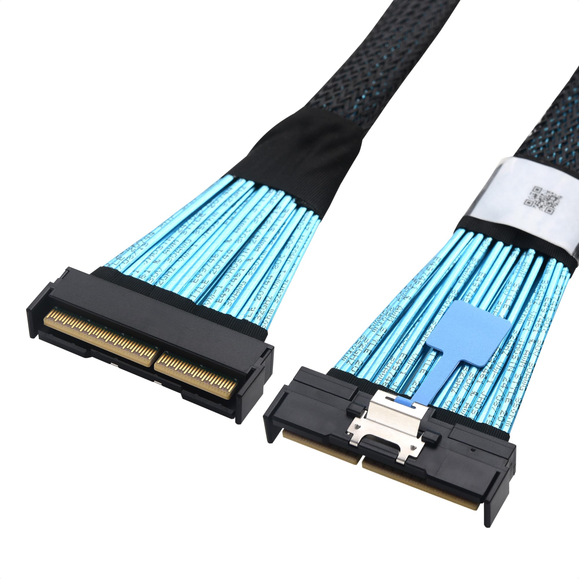 Cable Matters MCIO x20 124-Pin Cable (MCIO Cable) - 2.8 ft / 0.85m, Support PCIe Gen5, SFF-TA-1016 Mini Cooledge IO Cord