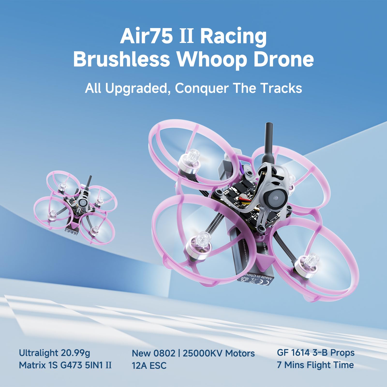 BETAFPV Air75 II Brushless Whoop Quadcopter Ultralight for FPV Drone Racing