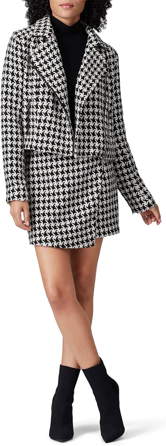 Louna Rent The Runway Pre-Loved Houndstooth Mini Skirt
