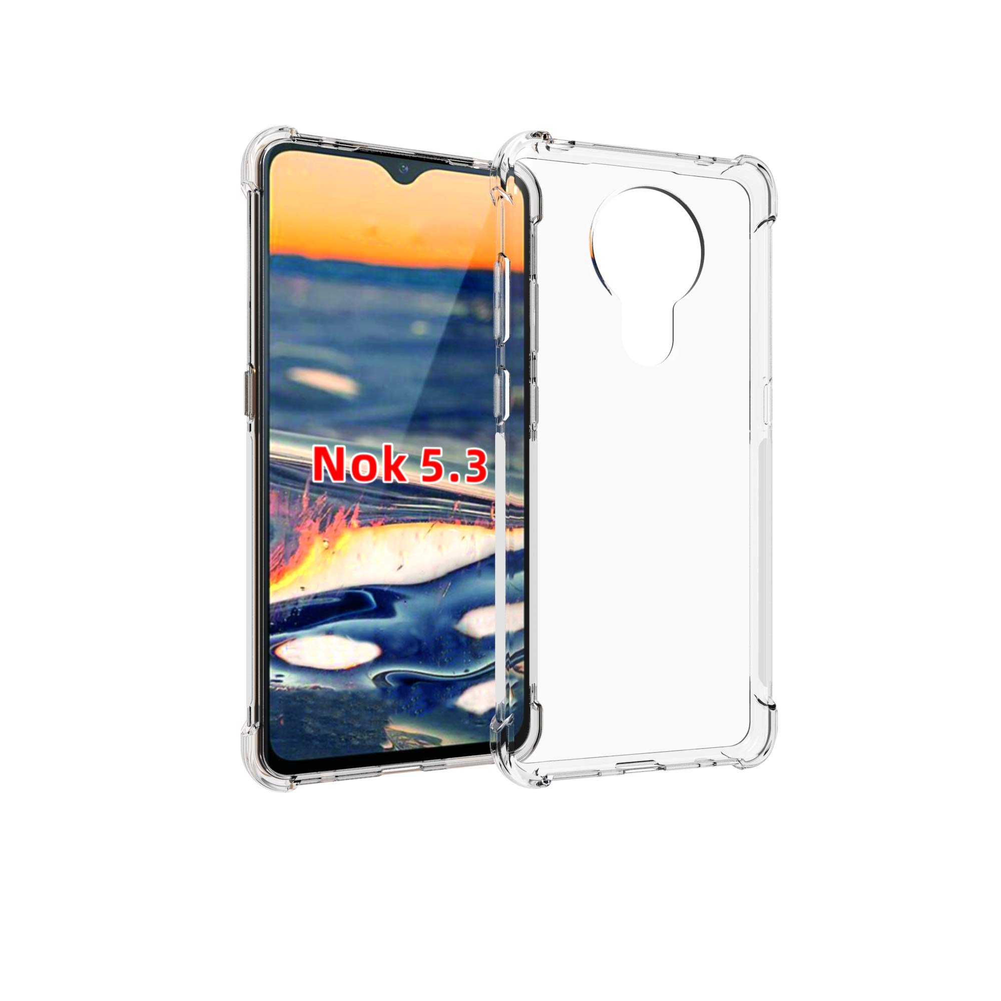 AARALHUB Slim Silicon Matte Soft Finish Flexible Back Cover Case for Nokia 5.3 (B08JZDYMYM) Amazon Price History, Amazon Price Tracker