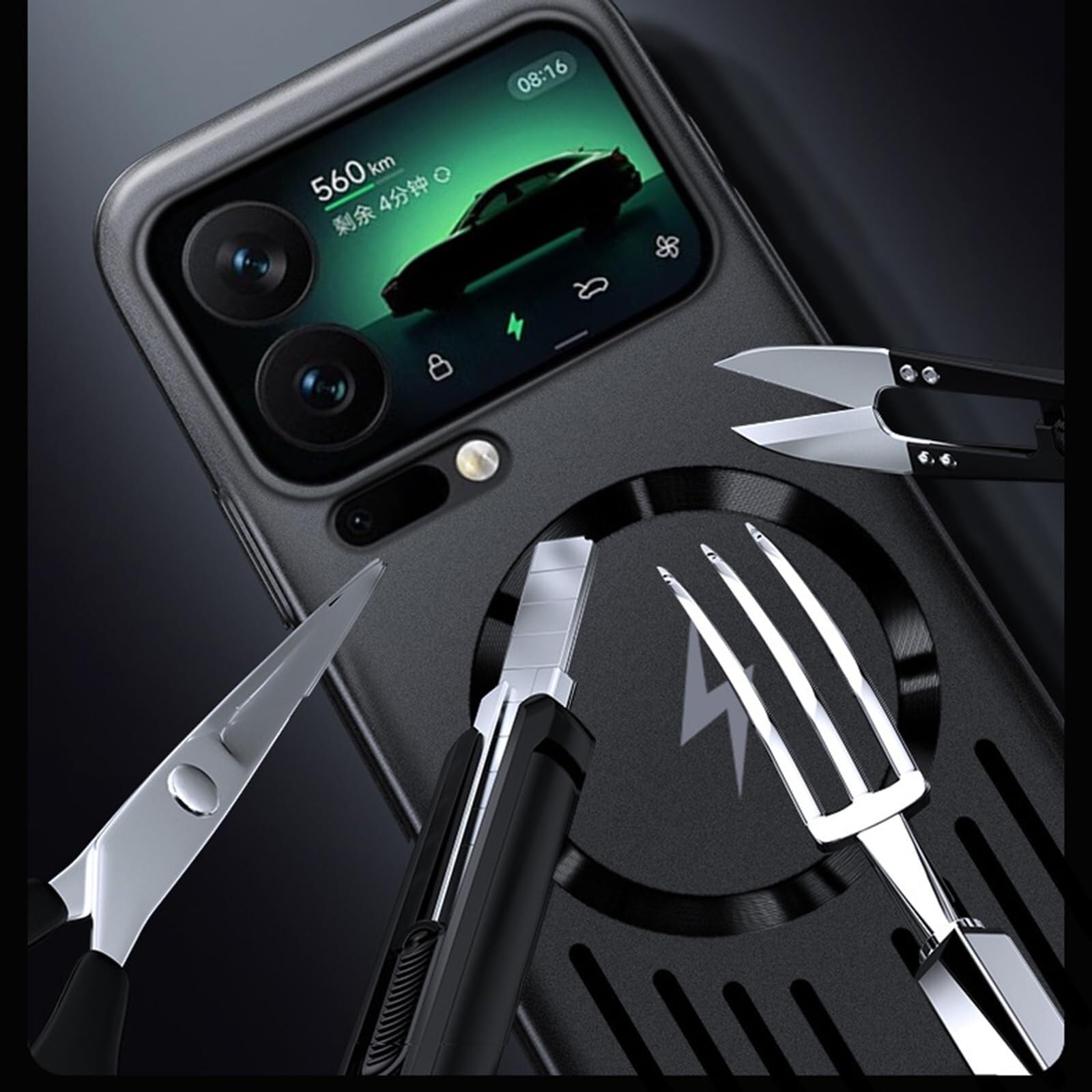 Generico Custodia Per Xiaomi 17 Pro Max/17 Pro/17, Rigida PC Copertura La Dissipazione Del Calore Guscio Protezione Antigraffio Cover