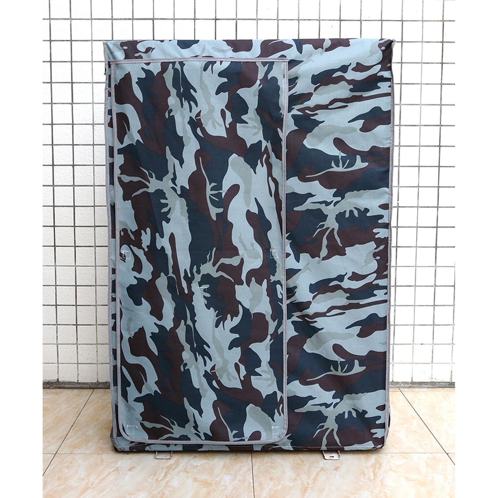 Protector Aire Acondicionado, Funda para Aire Acondicionado, Unidad Exterior Grande de Doble capa con dos Ventilaciones(Gray,92x125x35cm/36x49x13in)