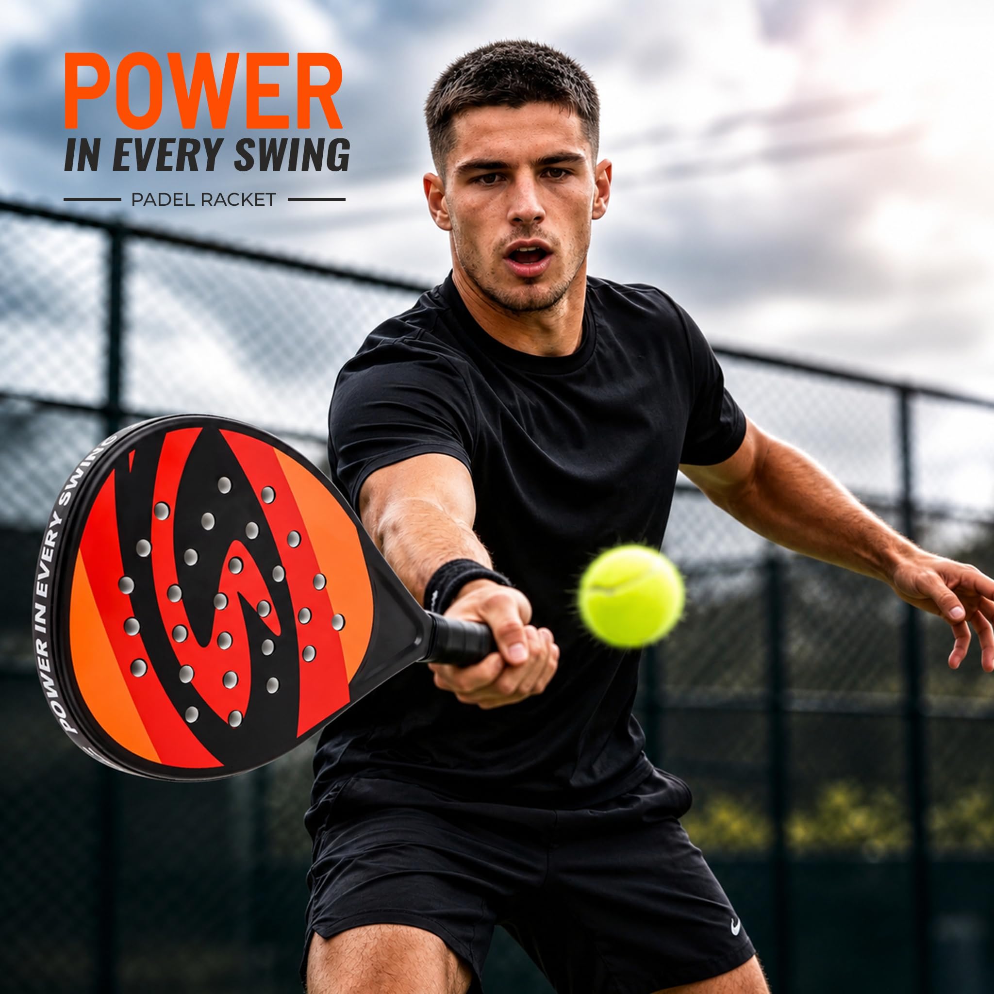 Pala de Padel Superficie ABS con Núcleo de Espuma EVA Memory Flex - Pala de Pádel Playa para Adultos + 2 Pala + Bolsa + 2x Pelotas Pro Padel
