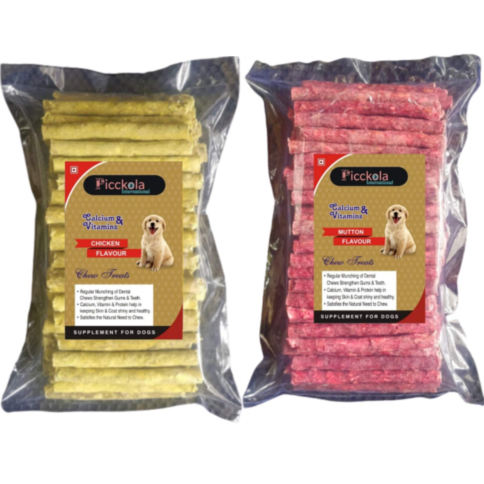 Picckola International® Dog Chew Sticks (Chicken Flavor X 500 Gm + Mutton Flavor X 500 Gm) Munchy Sticks Dog Treat Puppy Chew Sticks (B08HHN4X1S) Amazon Price History, Amazon Price Tracker