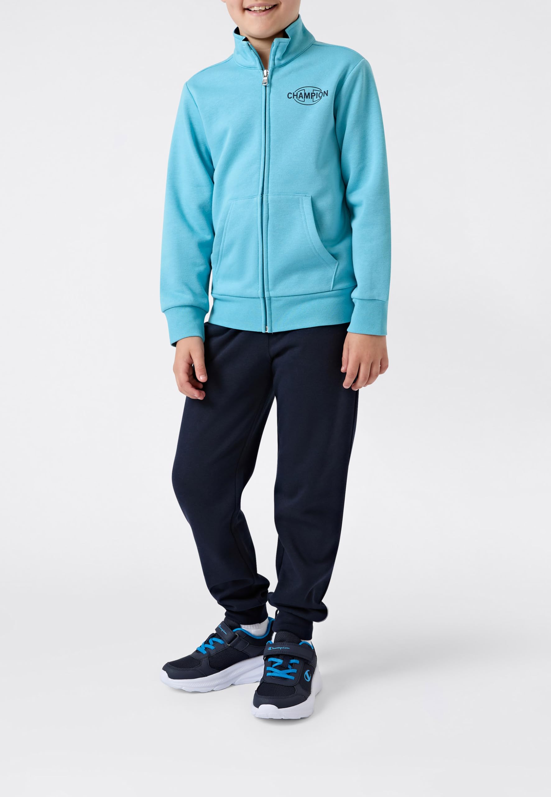 Champion Legacy Survêtement en polaire pour garçon Taille S Bleu clair, bleu clair, S