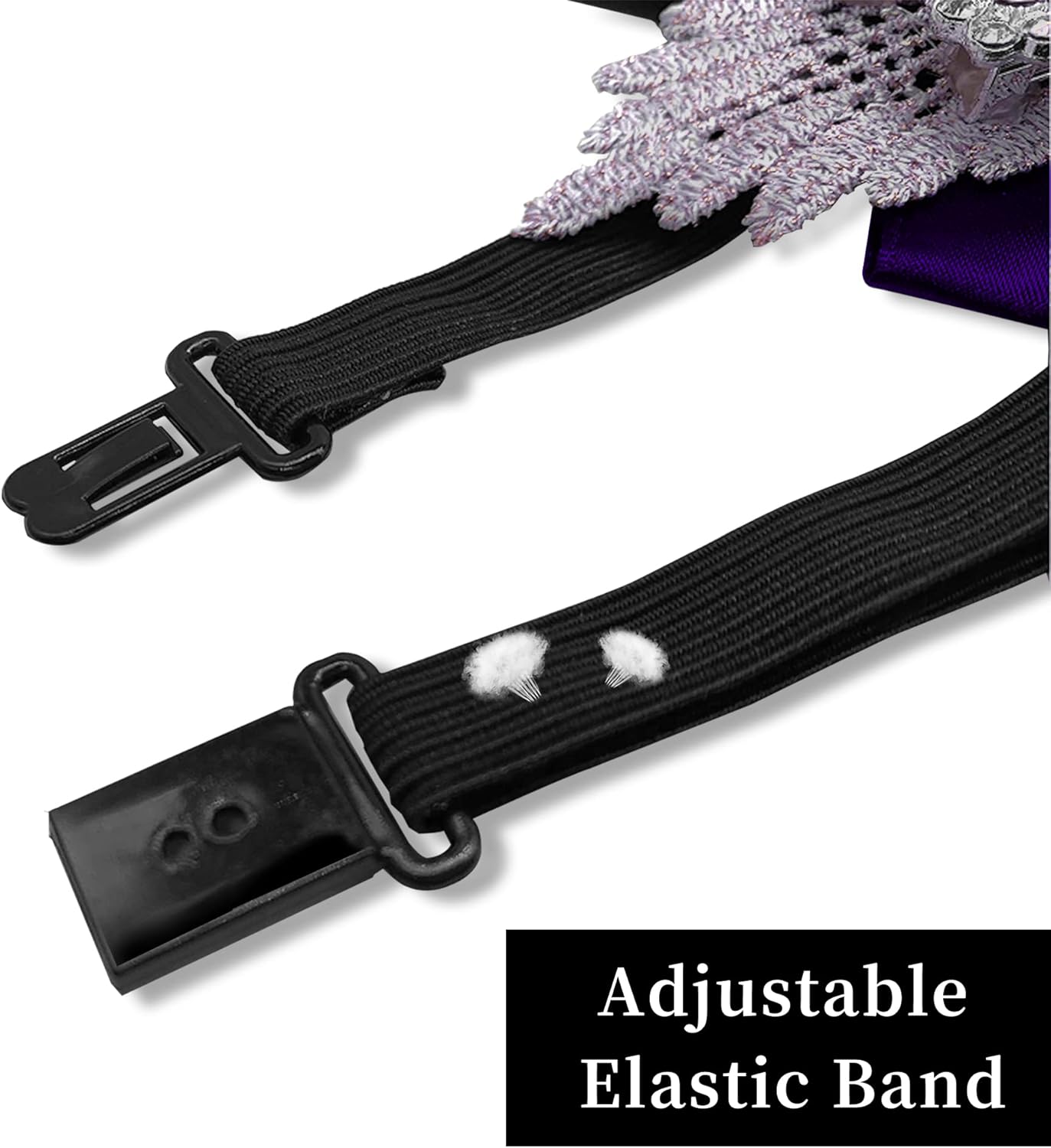 Men's Silk Solid Pre-Tied Bow Tie Luxury Decorative Crystal Wedding Suit - Image 4