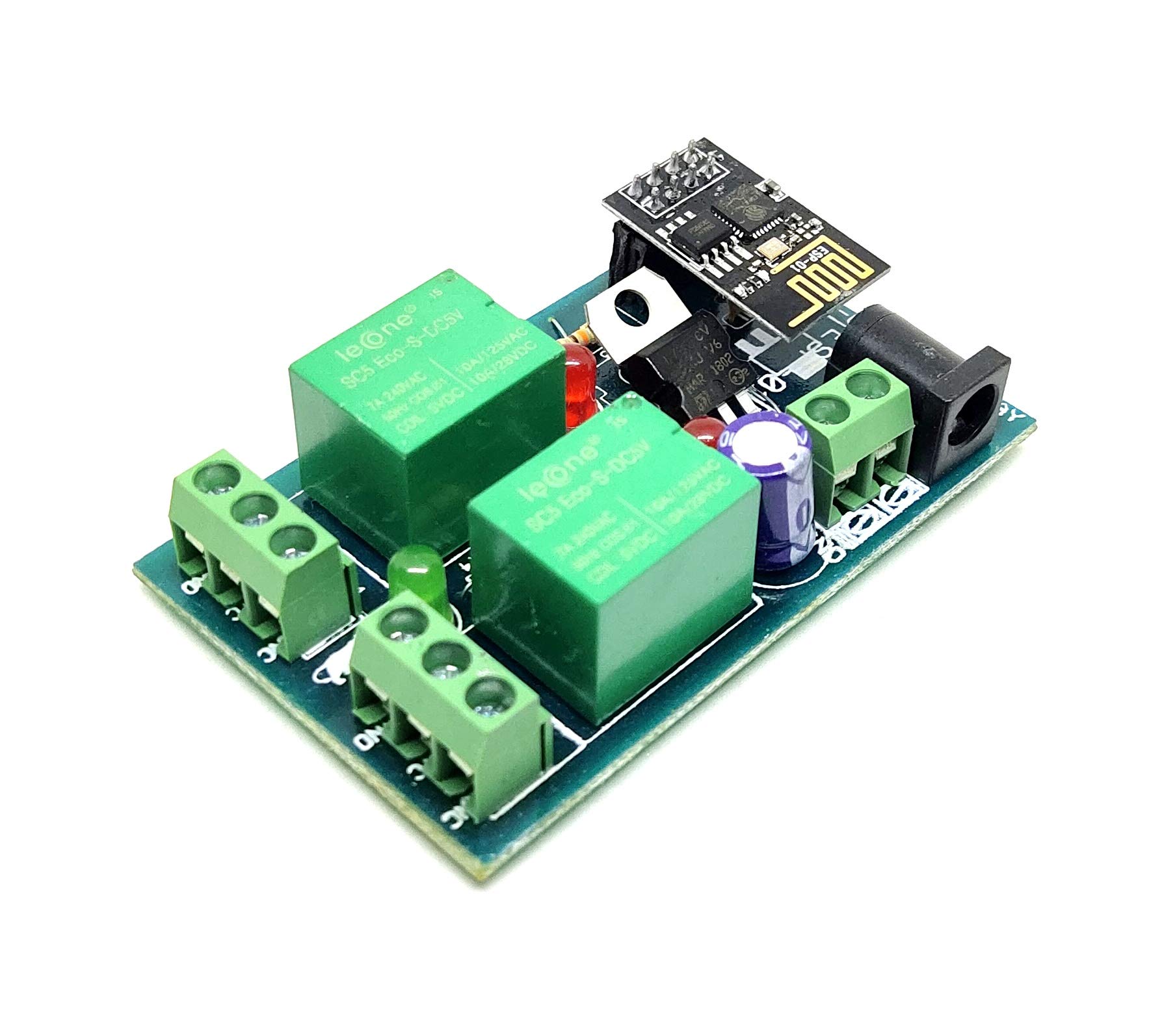 INVENTO 2 Channel Relay Module ESP8266 Wifi Wireless 220V AC/ 12V DC For IOT DIY Home Automation Projects (B08J3WFZCD) Amazon Price History, Amazon Price Tracker