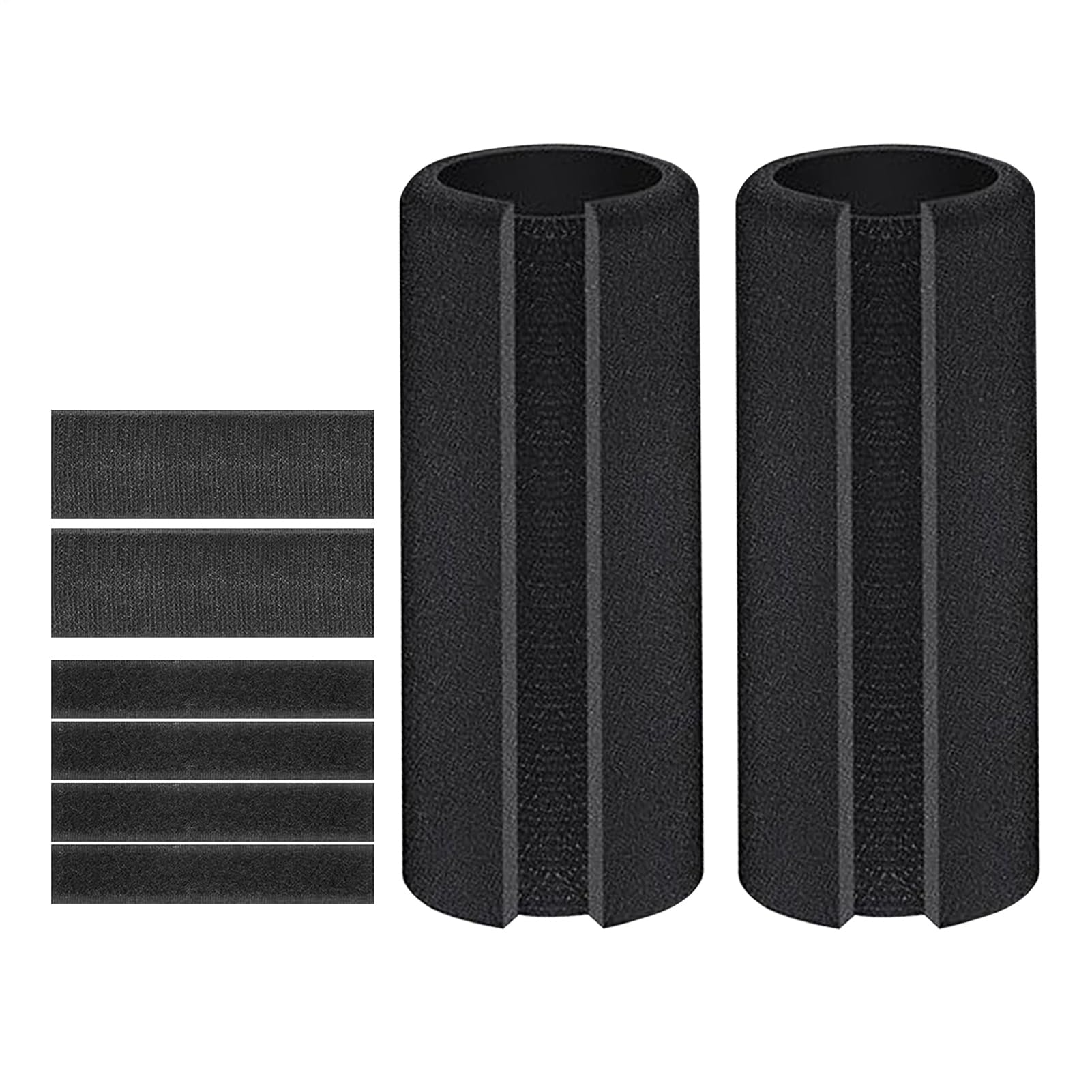 Foam Bike Grips – 10.8cm Rubber+Sponge, Ergonomic Cushion Handlebar Wrap, 2-Piece Set | Perfect For Cycling Sports Motorcycling Adventure Travel Fitness, Comfortable Replacement Accessories