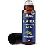 Tea Tree Oil Roll-On 10 ml - 100% Pure, Natural Essential Oil for Aromatherapy, Skin, Face & Body - Pre-Diluted Blend for Travel - Nexon Botanics