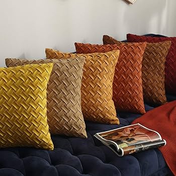 Amazon.com: vctops Boho Basket Weave Pattern Decorative