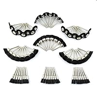 Vista 7 de Merryland RMTA072C1 - Juego de cepillos de acero para Dremel, paquete de 72, incluye bolígrafo, rueda, taza, pulido, cepillos finales, accesorio