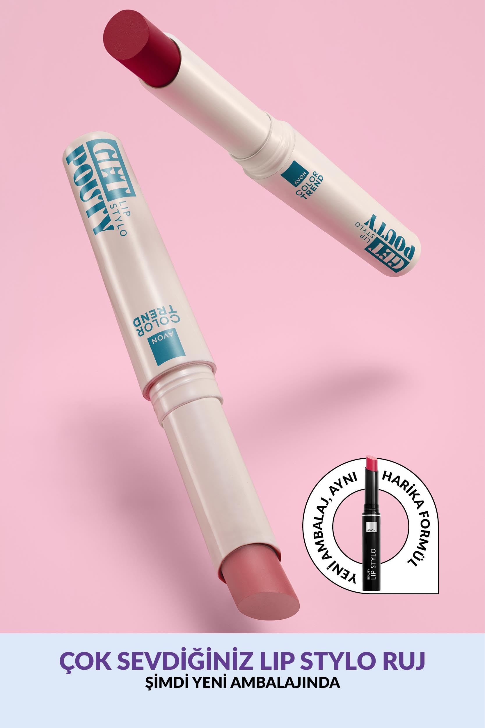 Avon Ultra Beauty Stylo Cappucino, Sunset ve Totally Twing Ruj Paketi