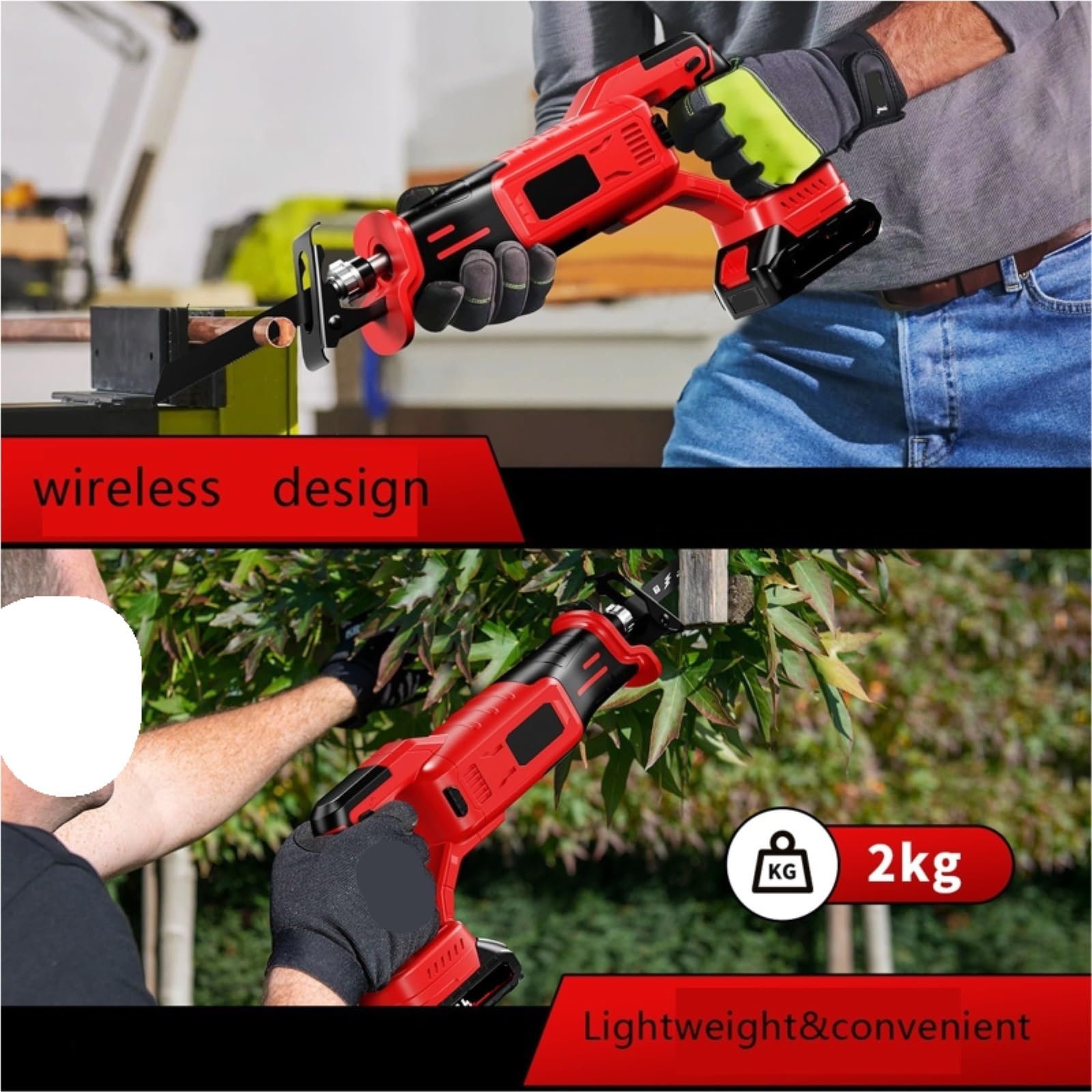 Seghe circolari, Seghetto Alternativo Senza Spazzole, Elettrico Domestico, Piccoli Tagli All'aperto, Lama Per Tronchi, Multifunzionale,per legno, plastica, metallo tenero