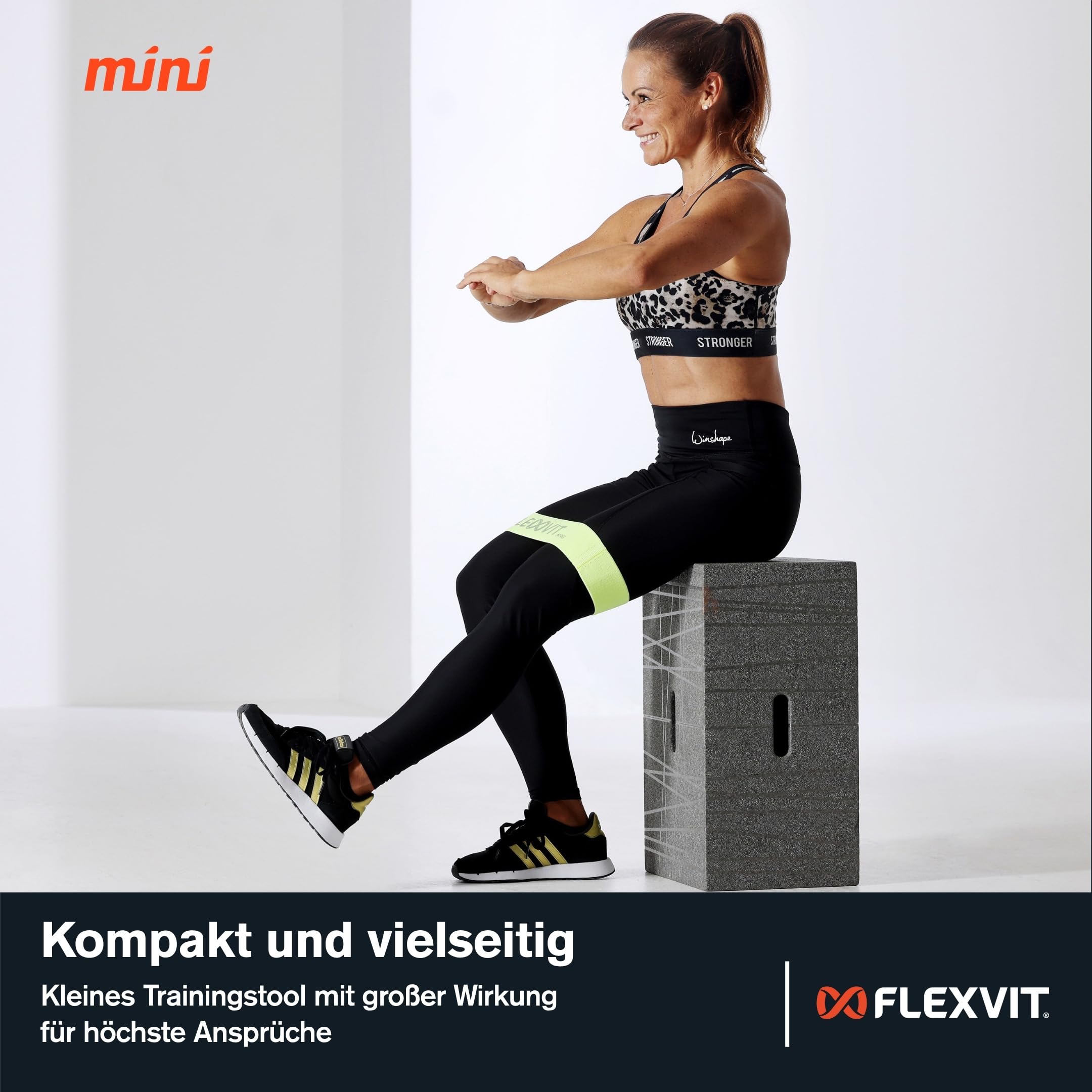 FLEXVIT Starter-Set - Fitnessband-Set für Anfänger, Kinder, Jugendliche & Fortgeschrittene | Widerstandsbänder für Ganzkörpertraining, Kraft, Mobilität & Reha | Hautfreundlich & Made in Germany