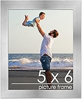 Vista 246 de Marco de 28 x 36 pulgadas de madera de peltre plateado con plexiglás acrílico UV, parte trasera de tablero de espuma y accesorios incluidos