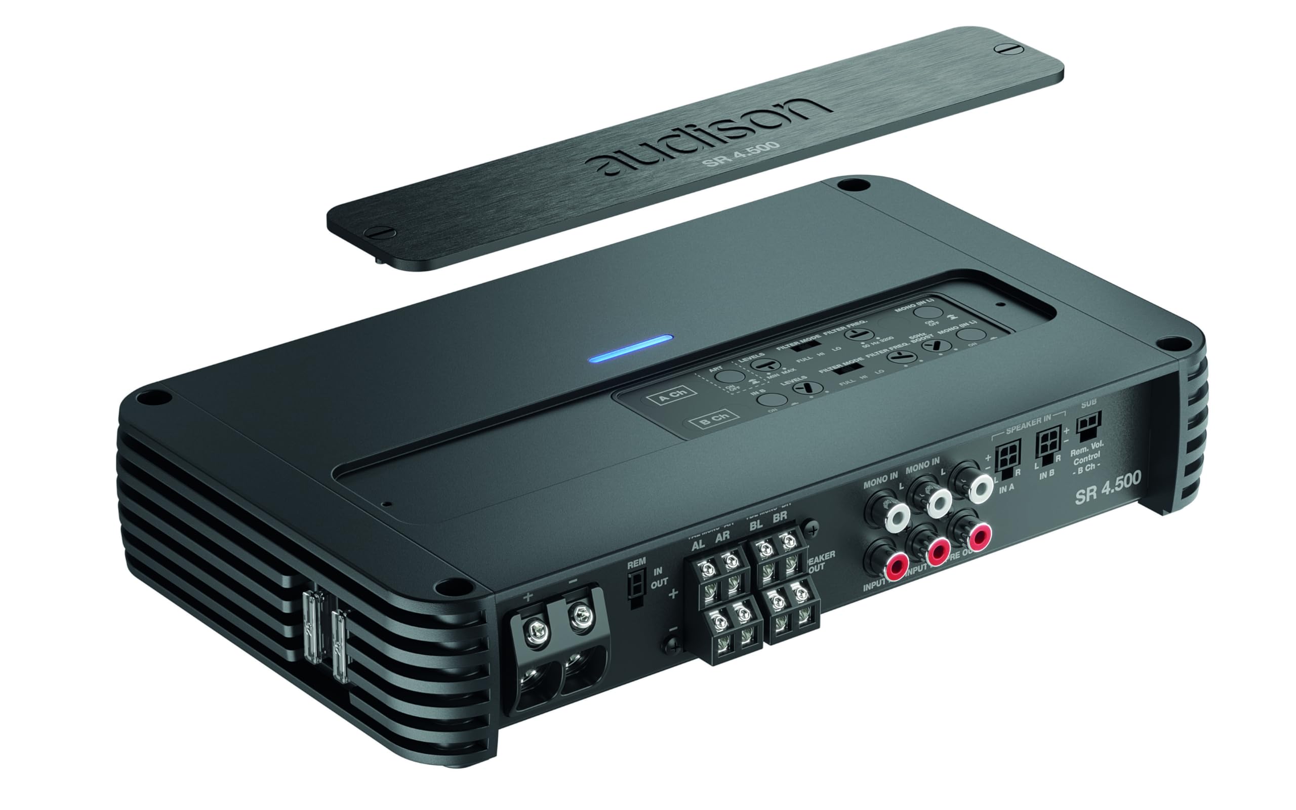 audison SR 4 アンプ Amazon.com: Audison SR 4.500 4 Channel D-Class Amplifier 880